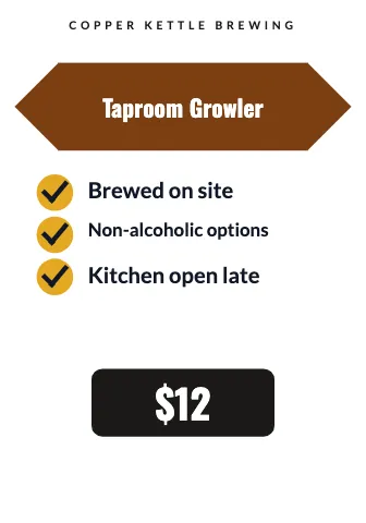 Brewery & bar feature checks shelf talker template