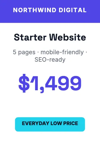 Tech & agency price tag shelf talker template