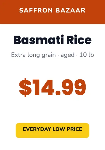 Indian grocery price tag shelf talker template