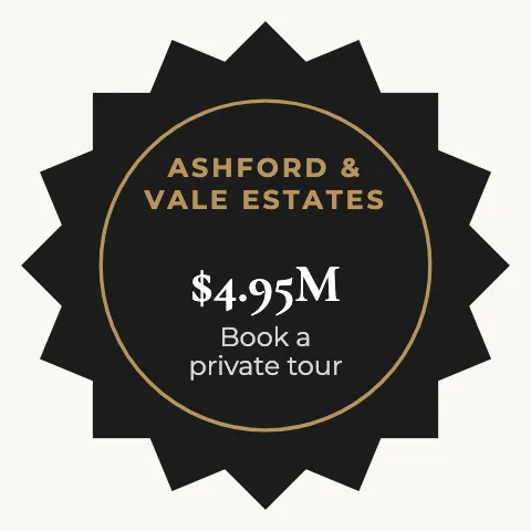 Luxury homes starburst sticker template