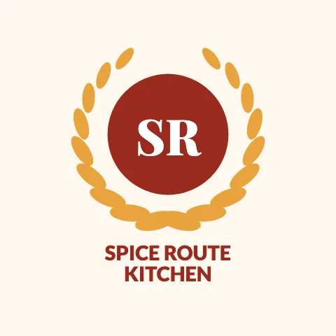 Indian restaurant laurel sticker template