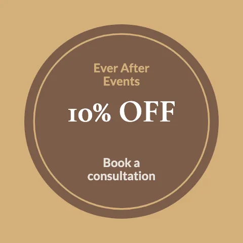 Weddings & events offer sticker template