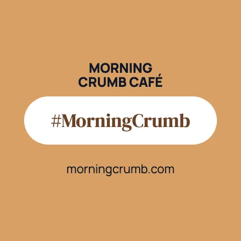 Café & bakery hashtag pill sticker template