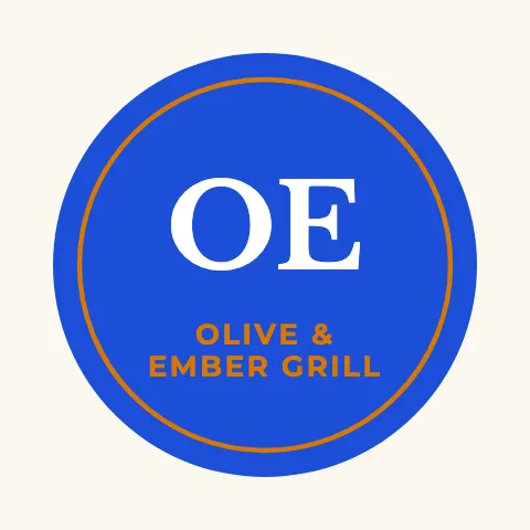 Mediterranean grill seal sticker template