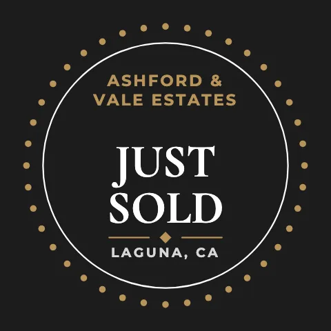 Luxury homes stitched badge sticker template
