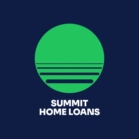 Mortgage & lending sunset sticker template
