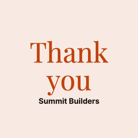 Contractor & construction thank you sticker template