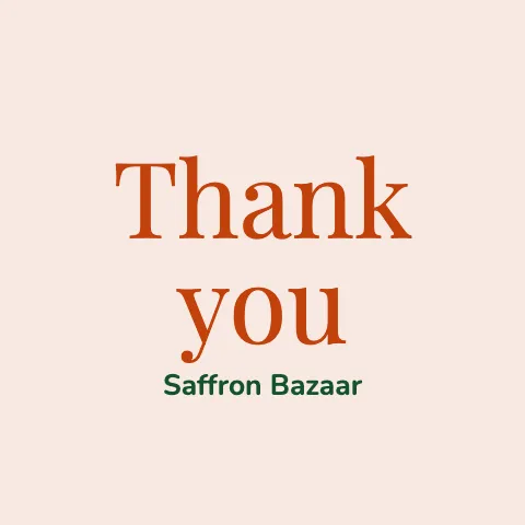 Indian grocery thank you sticker template
