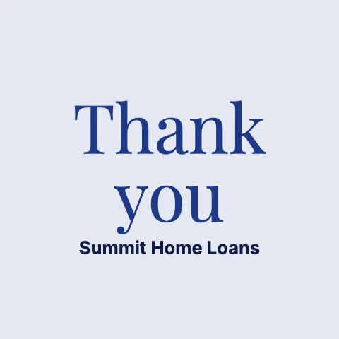 Mortgage & lending thank you sticker template