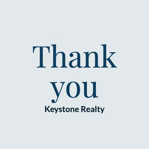 Real estate thank you sticker template