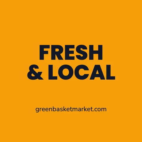 Grocery & market bold word sticker template