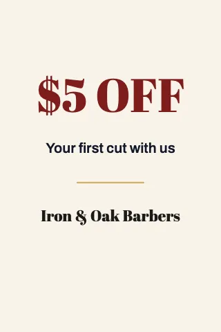 Barbershop promo table tent template