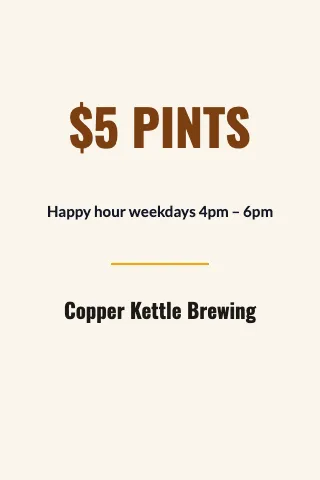 Brewery & bar promo table tent template