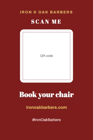 Barbershop scan & connect table tent template