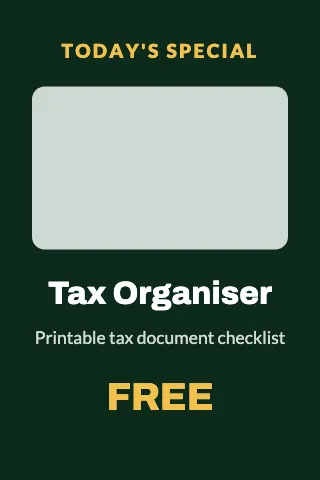 Accounting & tax today's special table tent template