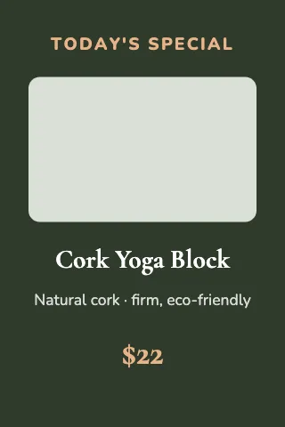 Yoga studio today's special table tent template