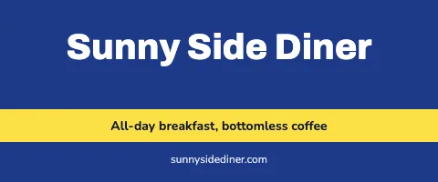 Breakfast diner band tablecloth template