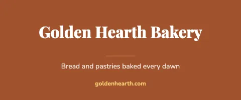 Bakery centred logo tablecloth template