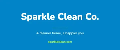 Cleaning services centred logo tablecloth template