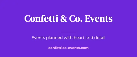 Event planner centred logo tablecloth template