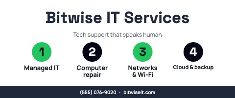 IT & tech services service row tablecloth template