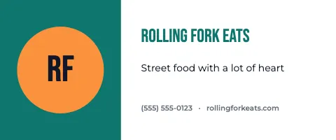 Food truck split tablecloth template