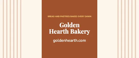 Bakery centre panel tablecloth template