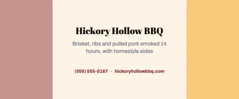 BBQ smokehouse photo ends tablecloth template