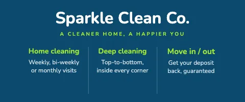 Cleaning services service row tablecloth template