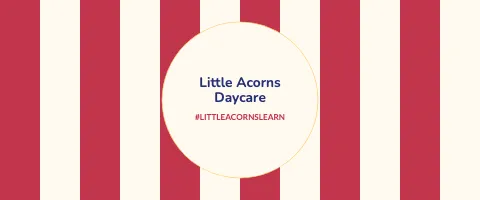 Daycare & preschool awning stripes tablecloth template
