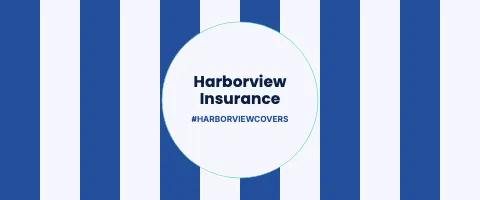 Insurance agency awning stripes tablecloth template