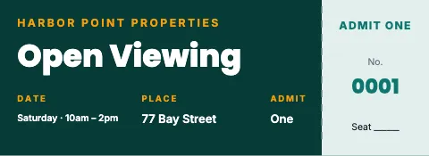Property management columns ticket template