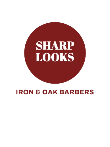 Barbershop badge tee template