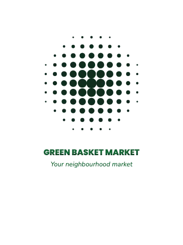 Grocery & market halftone T-shirt template