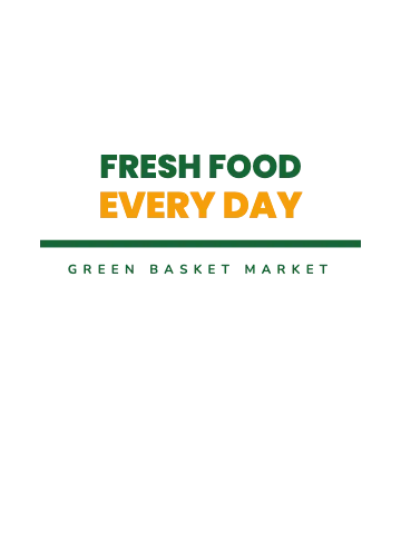 Grocery & market slogan stack T-shirt template