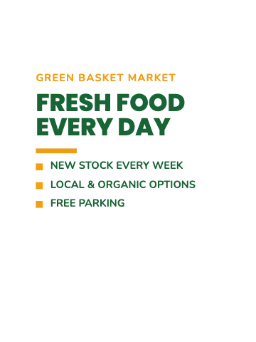 Grocery & market stacked list T-shirt template