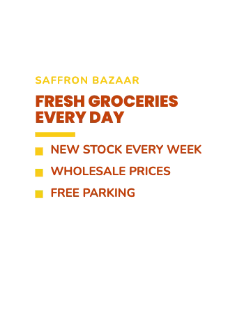 Indian grocery stacked list T-shirt template
