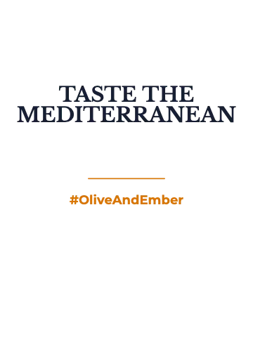 Mediterranean grill slogan tee template