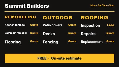 Contractor & construction three columns TV menu board template