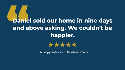 Real estate customer love TV screen template