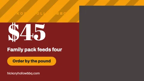 BBQ smokehouse big sale TV screen template