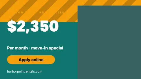 Property management big sale TV screen template