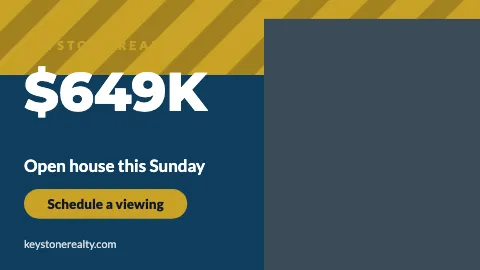 Real estate big sale TV screen template