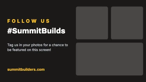 Contractor & construction follow us TV screen template