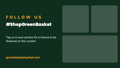 Grocery & market follow us TV screen template